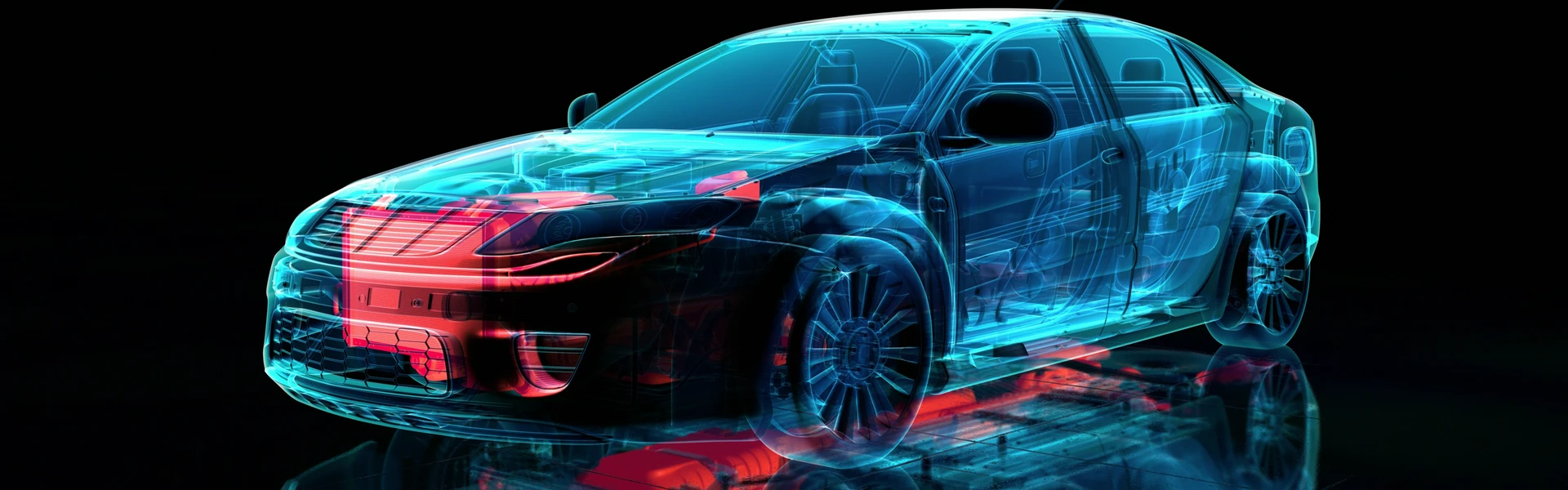 Otwarta maska samochodu